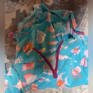 Hatley Kids Swimwear - Turquoise and Pink Sea Life